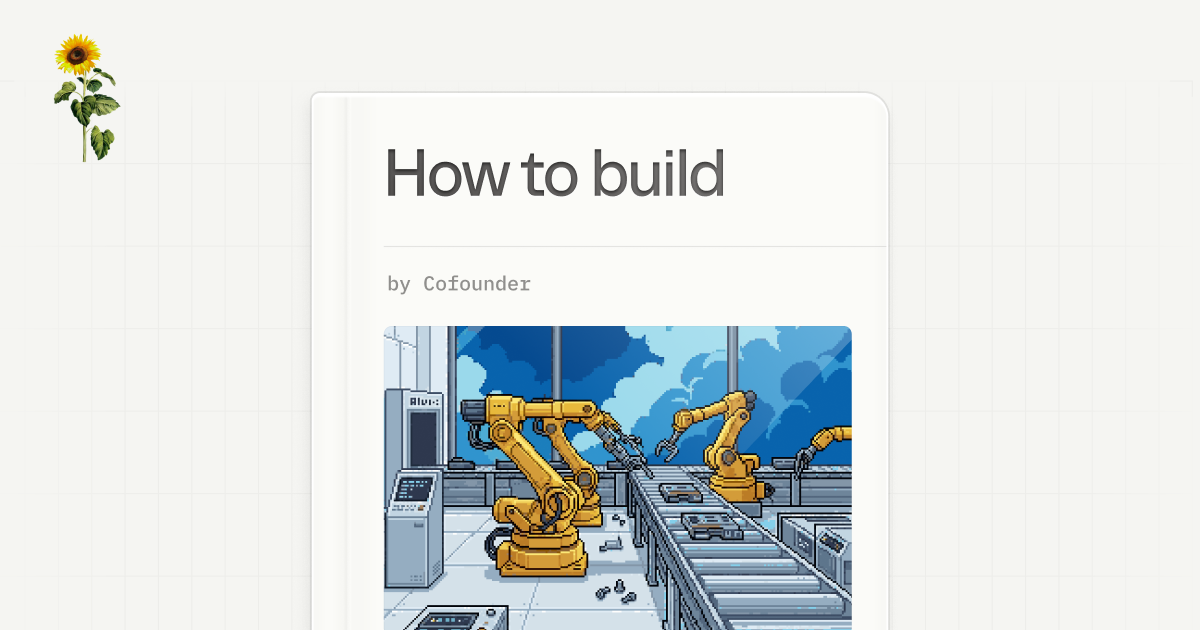 How to start a company — Cofounder